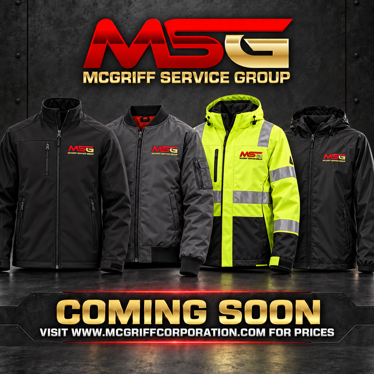 MSG Jobsite Outerwear coming-soon product preview